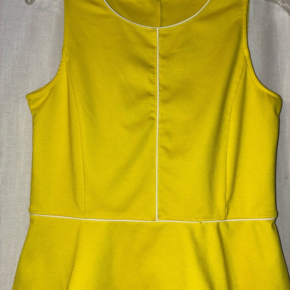 Banana Republic Vibrant Yellow Mini Dress
